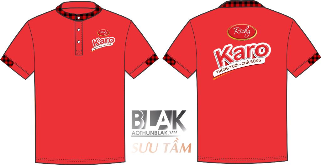 Mẫu thiết kees áo thun đồng phục công ty bánh kẹo Richy