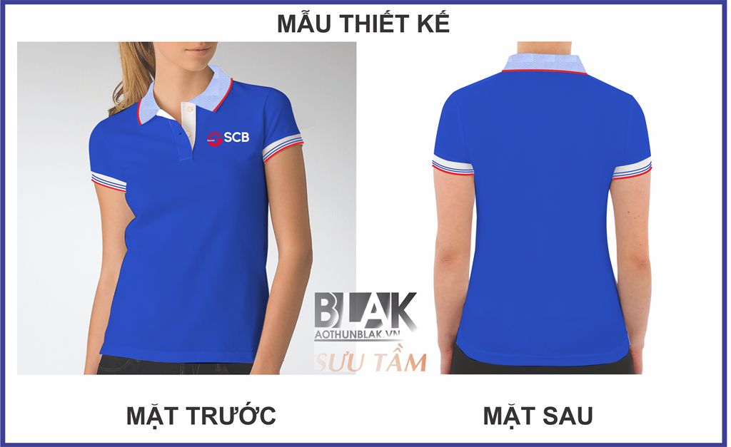 Mẫu thiết kế áo thun đồng phục ngân hàng TMCP Sài Gòn