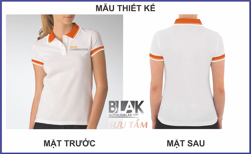 Mẫu áo thun đồng phục nhân viên công ty Smart Construction Group - Hình 1