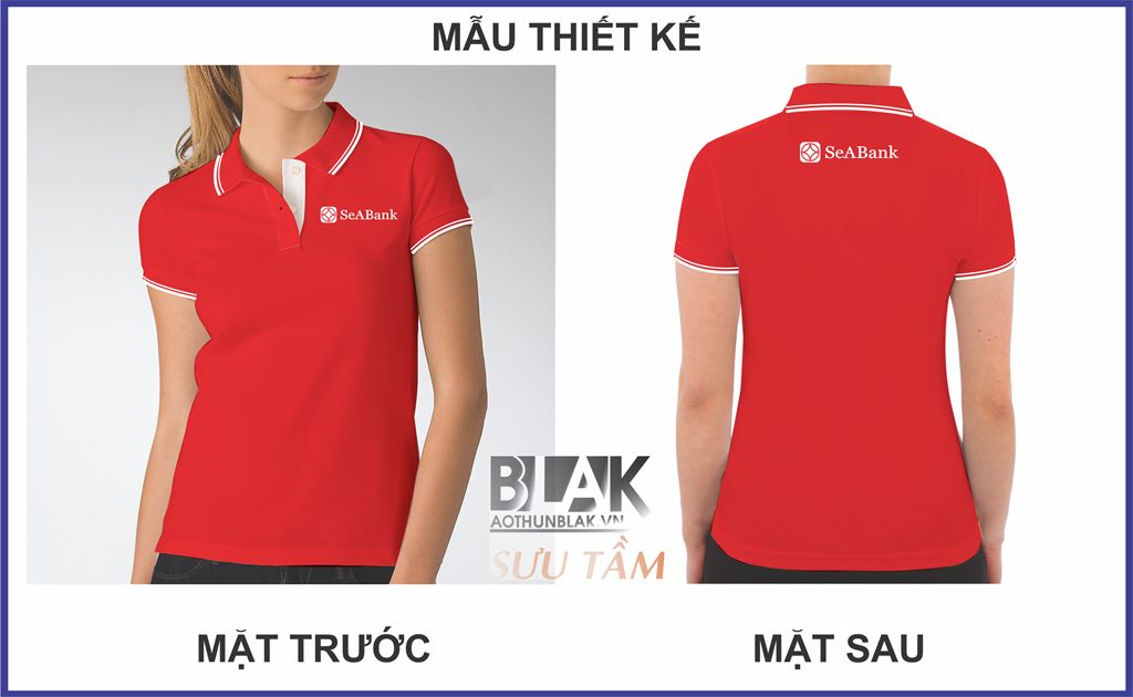 Mẫu thiết kế áo đồng phục nhân viên Seabank