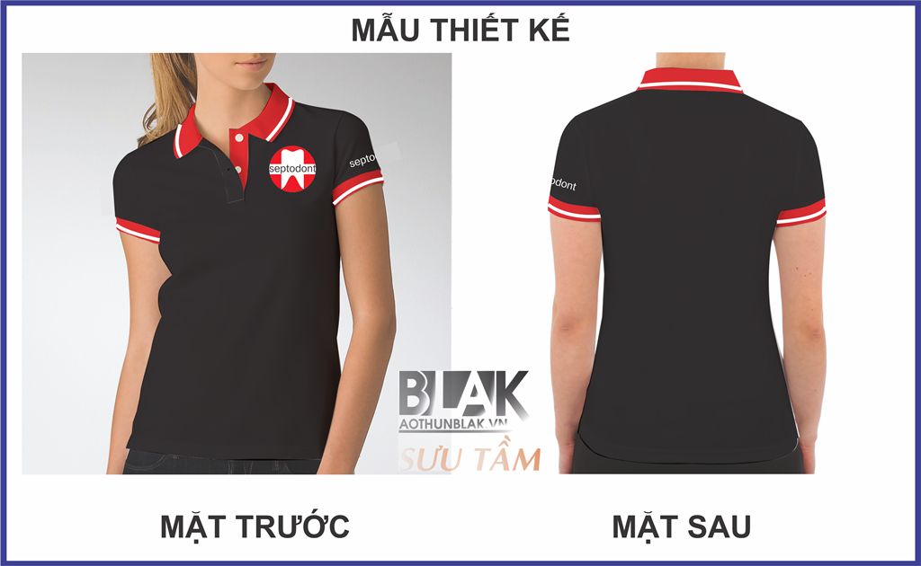Mẫu thiết kế áo thun đồng phục công ty Septodont Vietnam
