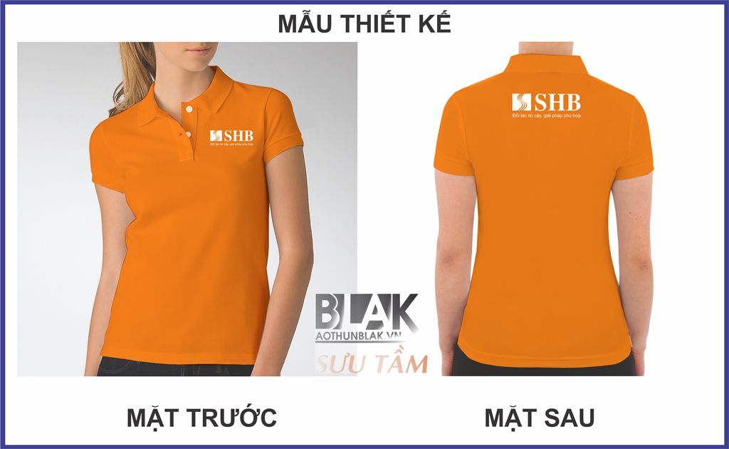Mẫu thiết kế áo thun đồng phục ngân hàng Sài Gòn - Hà Nội