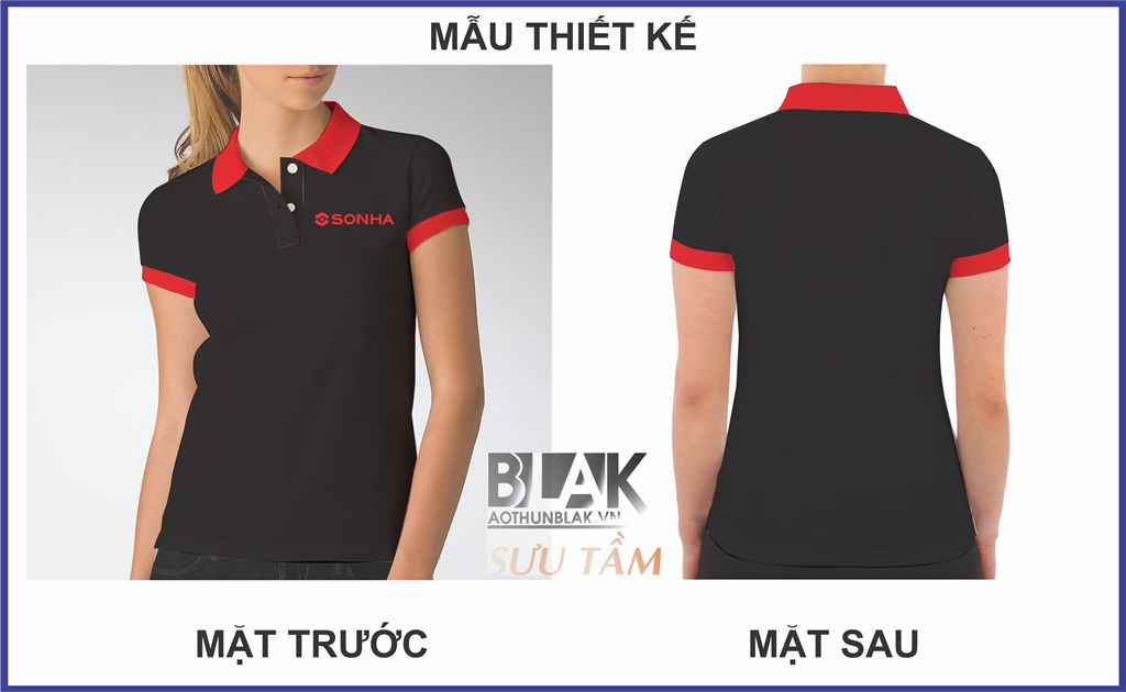 Mẫu thiết kế áo thun đồng phục tập đoàn Sơn Hà
