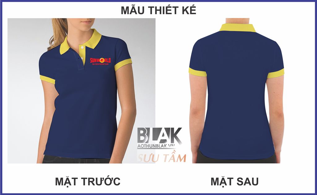 Mẫu áo thun đồng phục nhân viên Sun World Bà Đen Mountain - Hình 1