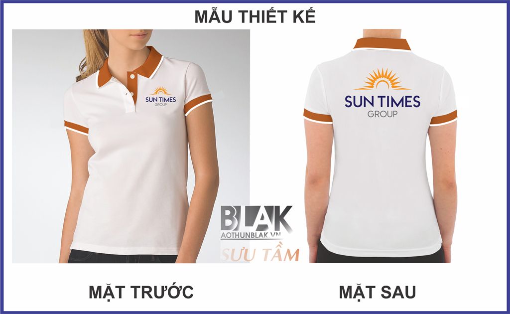 Mẫu thiết kế áo thun đồng phục Sun Times Group