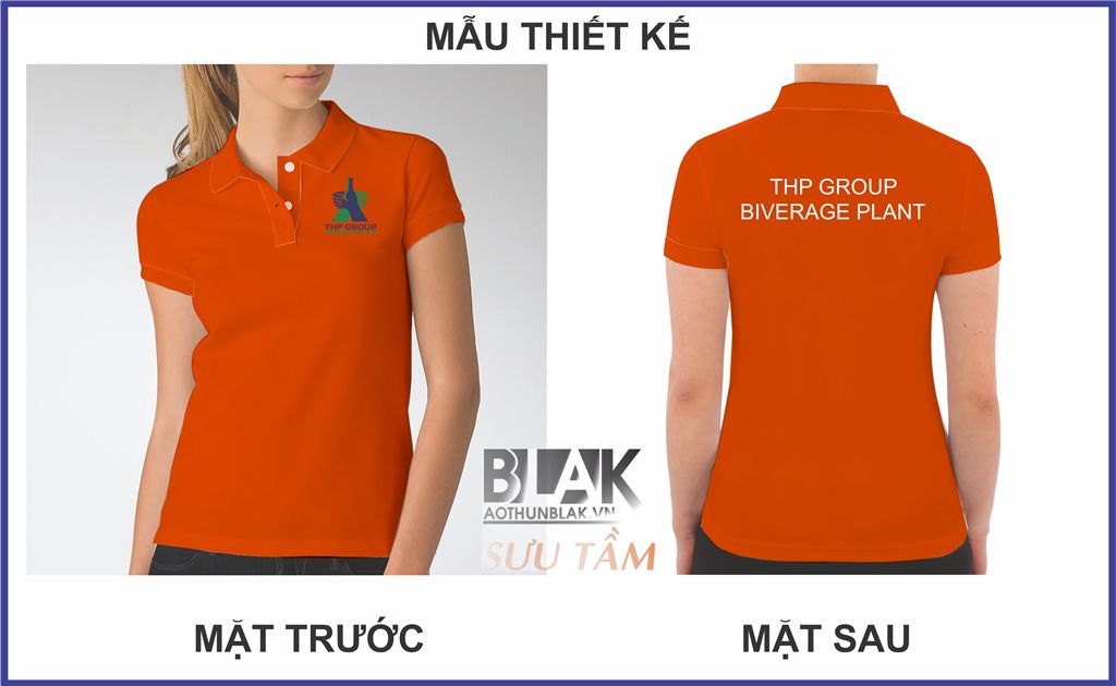 Mẫu thiết kế áo thun đồng phục công ty Tân Hiệp Phát – THP Group