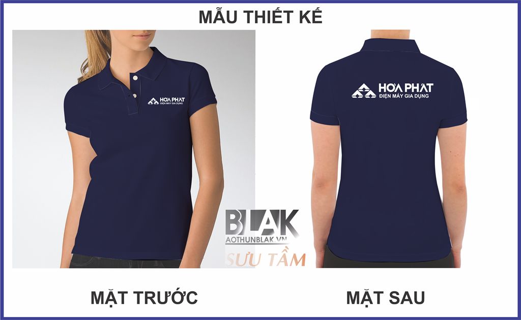 Mẫu thiết kế áo thun đồng phục Điện máy Gia dụng Hòa Phát