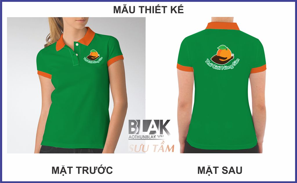 Mẫu thiết kế áo thun đồng phục Thế Giới Nông Sản