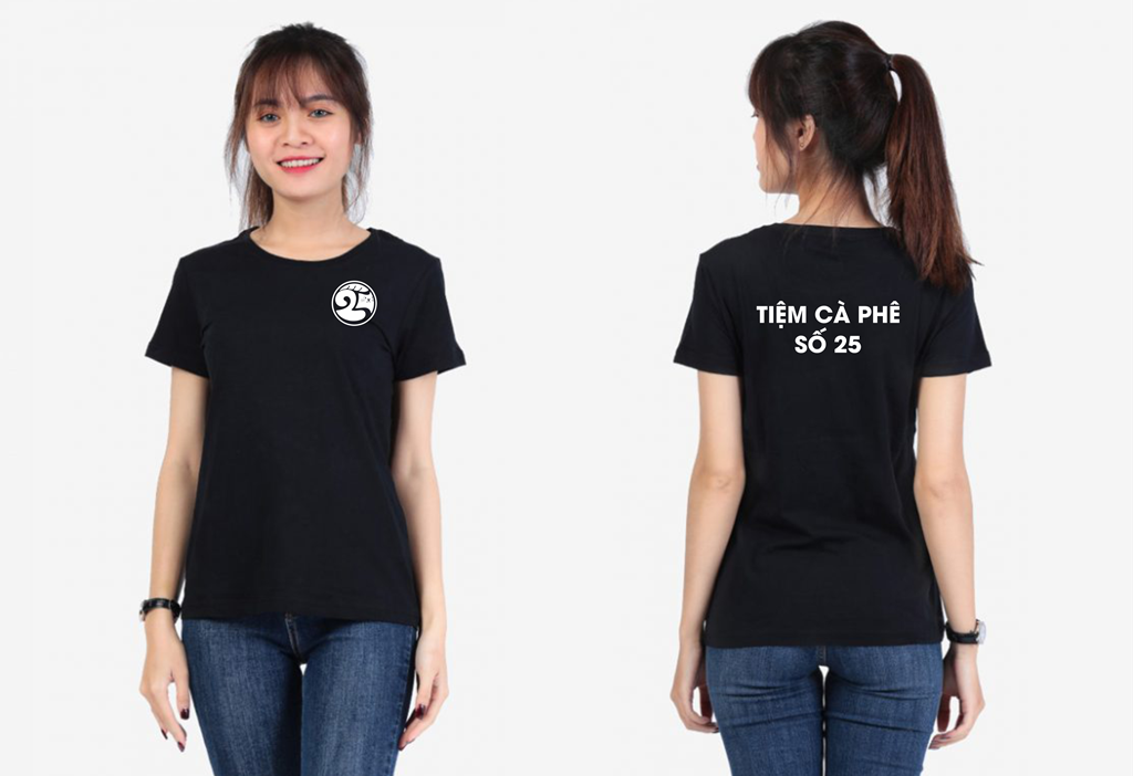 Mẫu đồng phục nhân viên tại Tiệm Cà Phê số 25