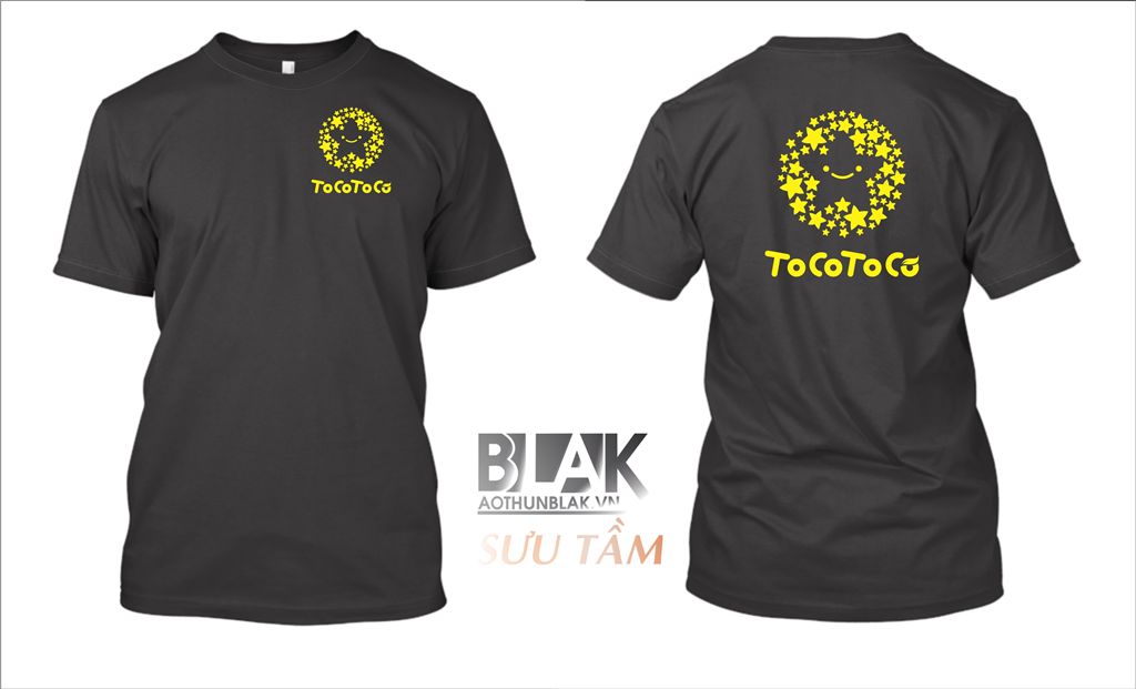 Mẫu thiết kế áo thun cổ tròn Tocotoco mới nhất