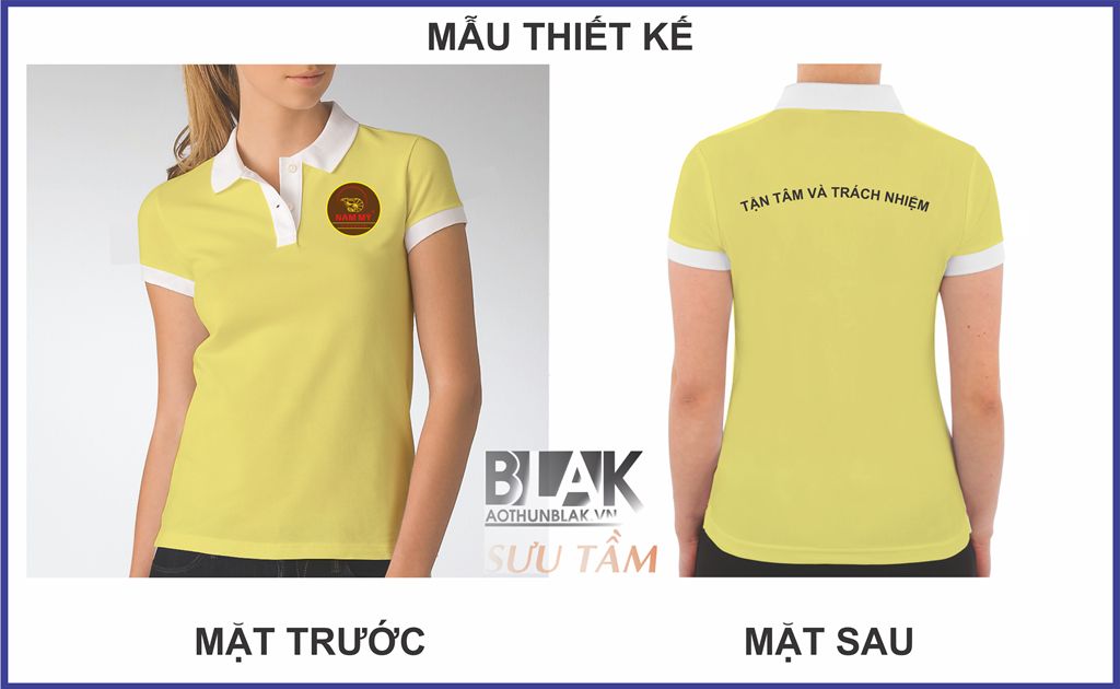 Mẫu thiết kế áo thun đồng phục công ty Sản Xuất Giống Thủy Sản Nam Mỹ