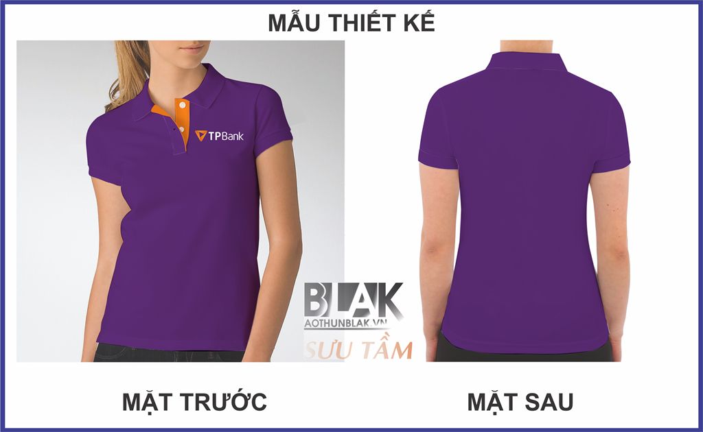 Mẫu thiết kế áo thun đồng phuc Ngân hàng Tiên Phong