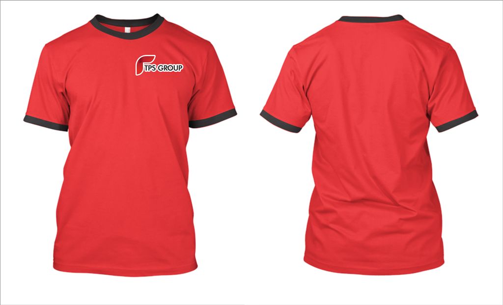 Mẫu thiết kế áo thun đồng phục công ty TPS Group