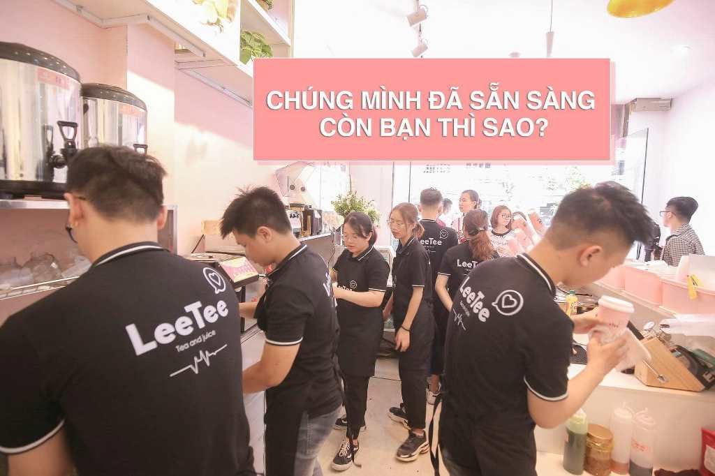 Đồng phục nhân viên tại quán trà sữa Leetee, Hà Nội - Hình 1