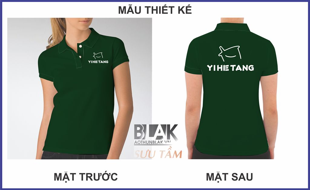 Mẫu thiết kế áo thun đồng phục nhân viên tại Yi He Tang