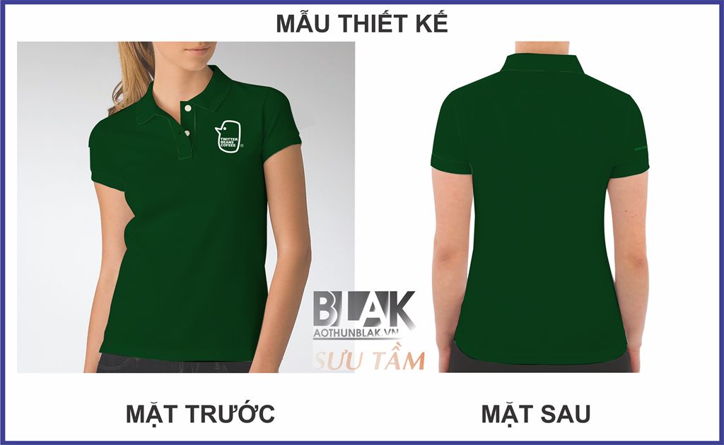 Mẫu thiết kế áo thun đồng phục Twitter Beans Coffee