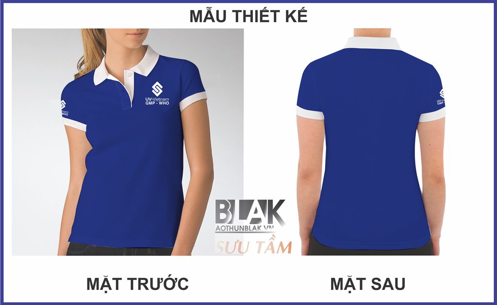Mẫu thiết kế áo thun đồng phục công ty Cổ phần UV
