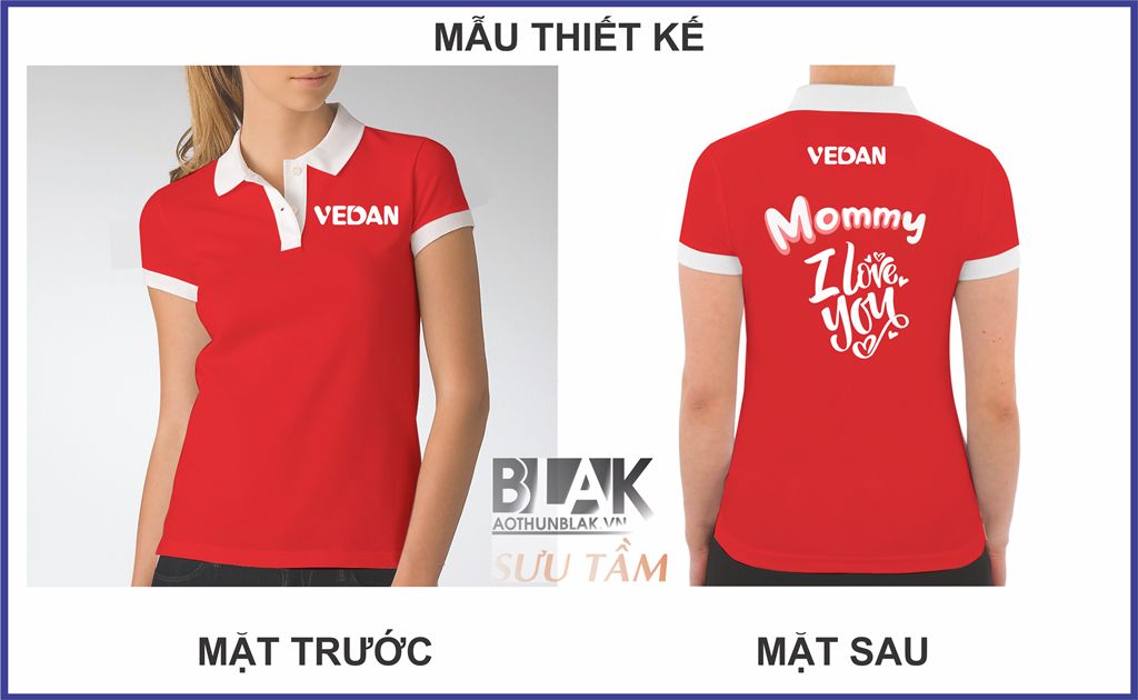 Mẫu thiết kế áo thun đồng phục Vedan