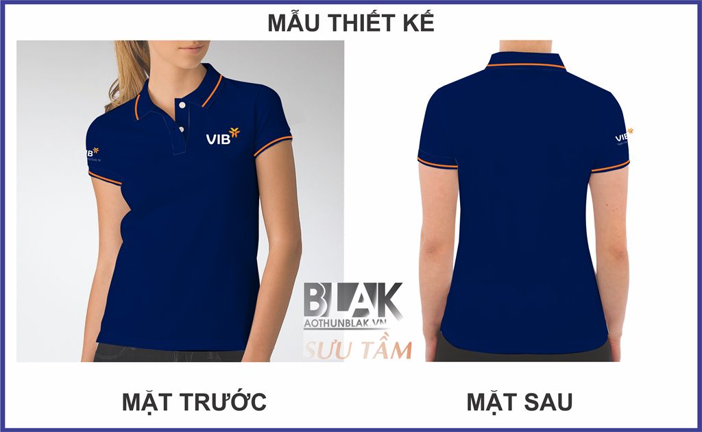 Mẫu thiết kế áo thun đồng phục Ngân hàng Quốc Tế Việt Nam