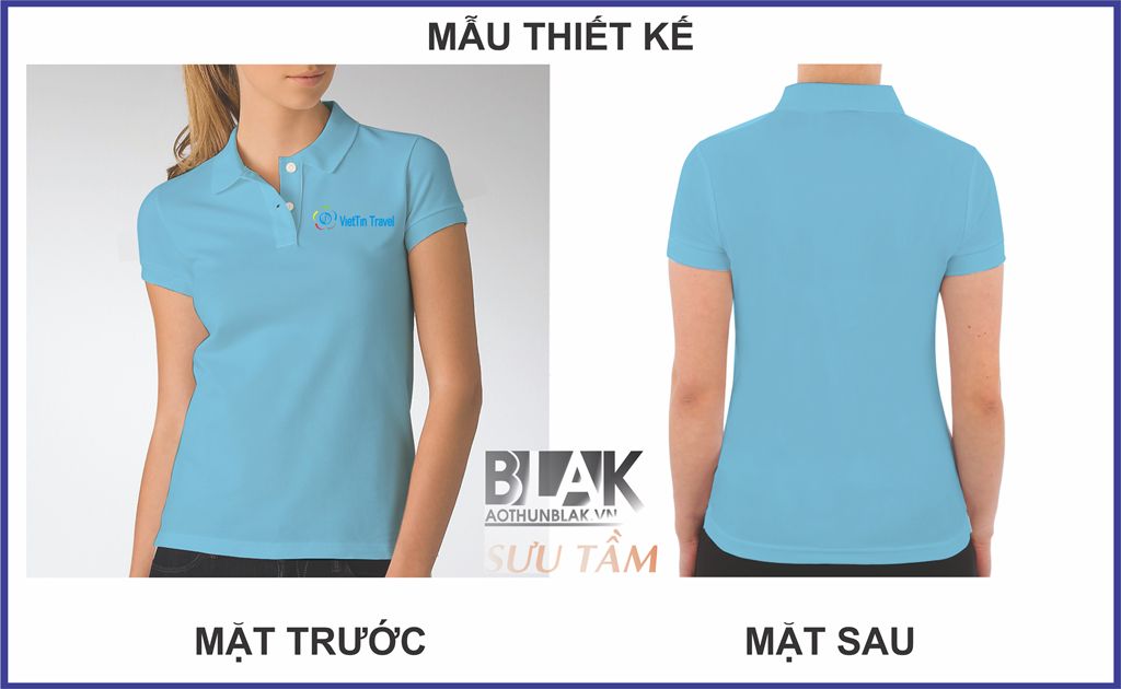 Mẫu thiết kế áo thun đồng phục VietTin Travel