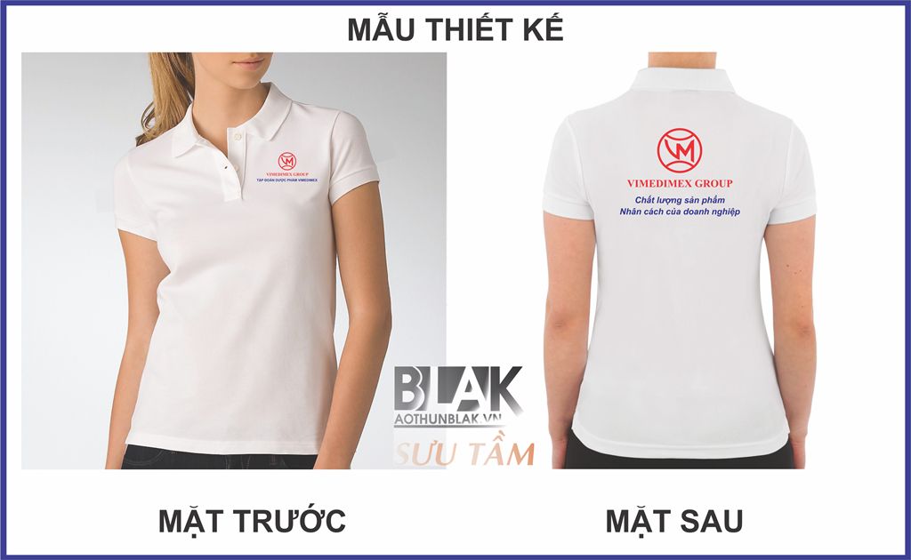 Mẫu thiết kế áo thun đồng phục công ty Vimedimex