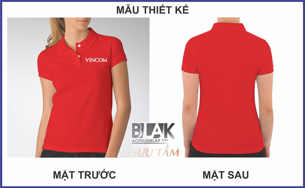 Mẫu thiết kế áo thun đồng phục Vincom