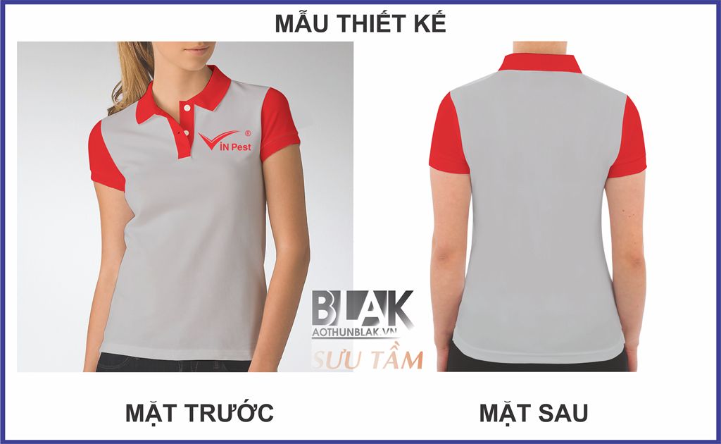 Mẫu thiết kế áo thun đồng phục Vinpest