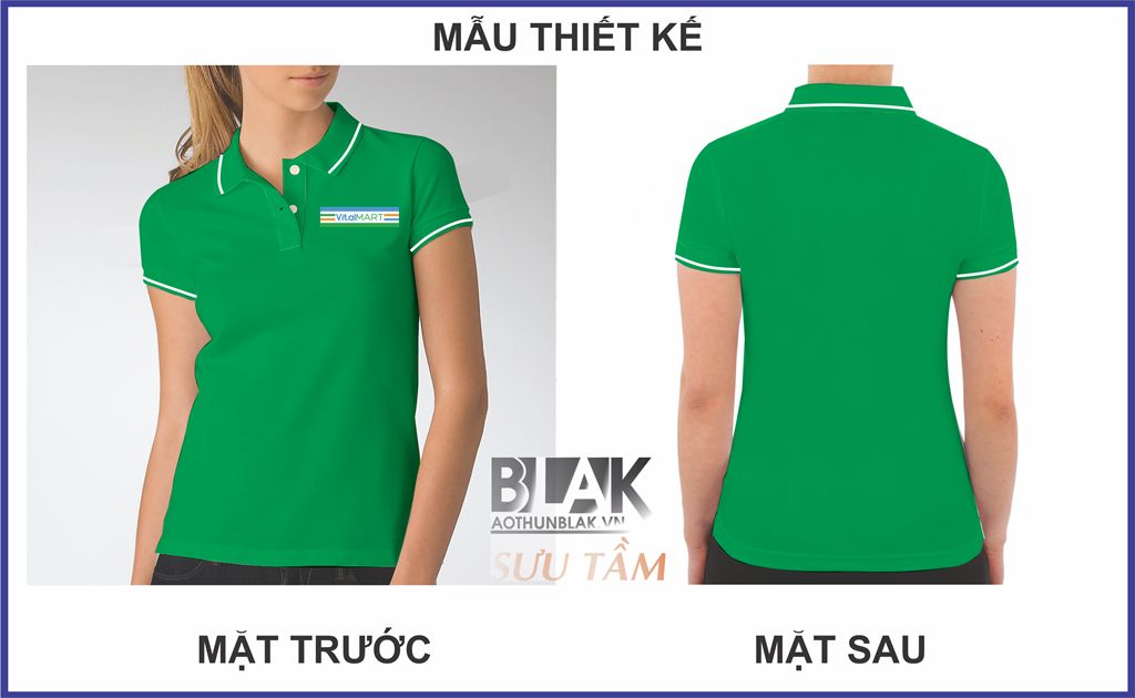 Mẫu thiết kế áo thun đồng phục Vital Mart