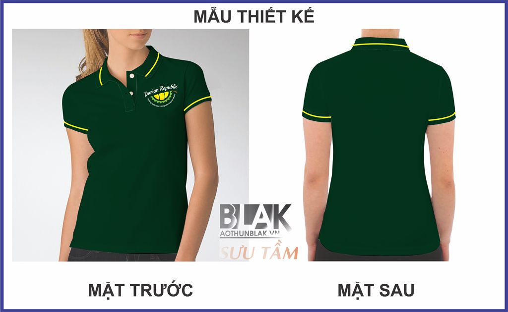 Mẫu thiết kế áo thun đồng phục Durian Republic