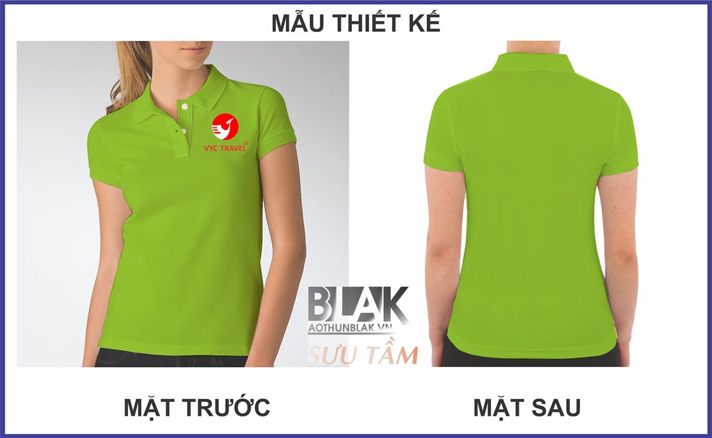 Mẫu thiết kế áo thun đồng phục công ty VYC Travel