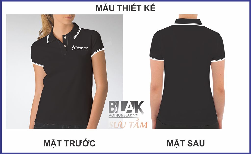 Mẫu thiết kế áo thun đồng phục công ty Yeastar Việt Nam