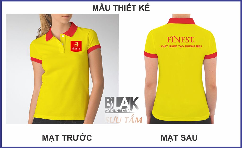 Mẫu thiết kế áo thun đồng phục công ty Yến Sào Finest