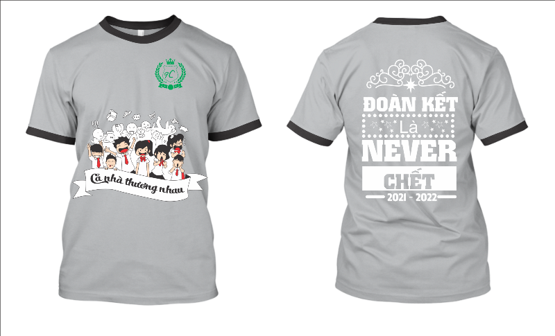 Mẫu thiết kế áo lớp C9 Cả nhà thương nhau