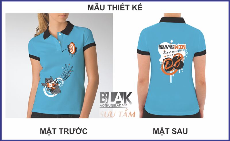 Mẫu thiết kế áo lớp Born to Fight - Born to Win