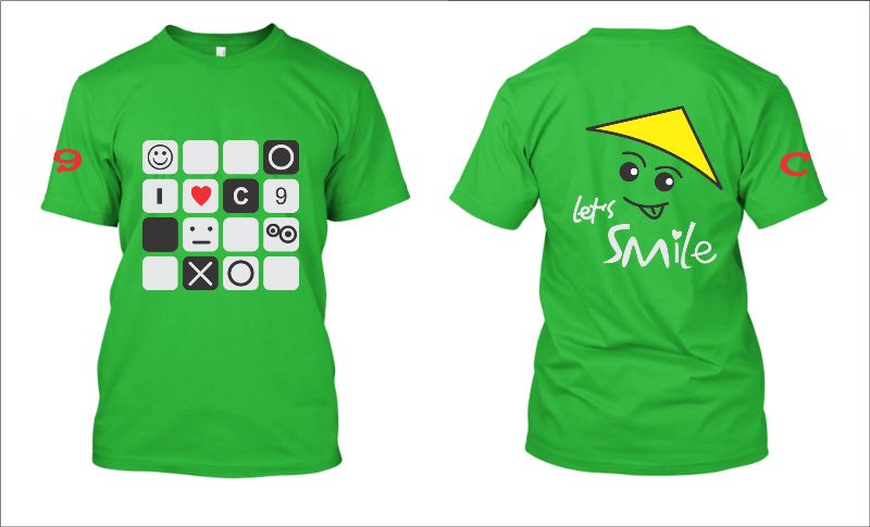 Mẫu thiết kế áo lớp C9 Let's Smile