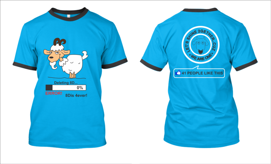 Mẫu thiết kế áo lớp We are one - Let's Shine 2Gether...CUZ