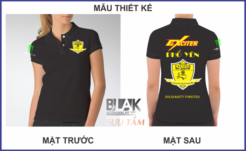 Mẫu thiết kế áo nhóm Exciter Phổ Yên