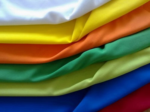 Vải thun trơn phổ biến trong may áo phông đồng phục