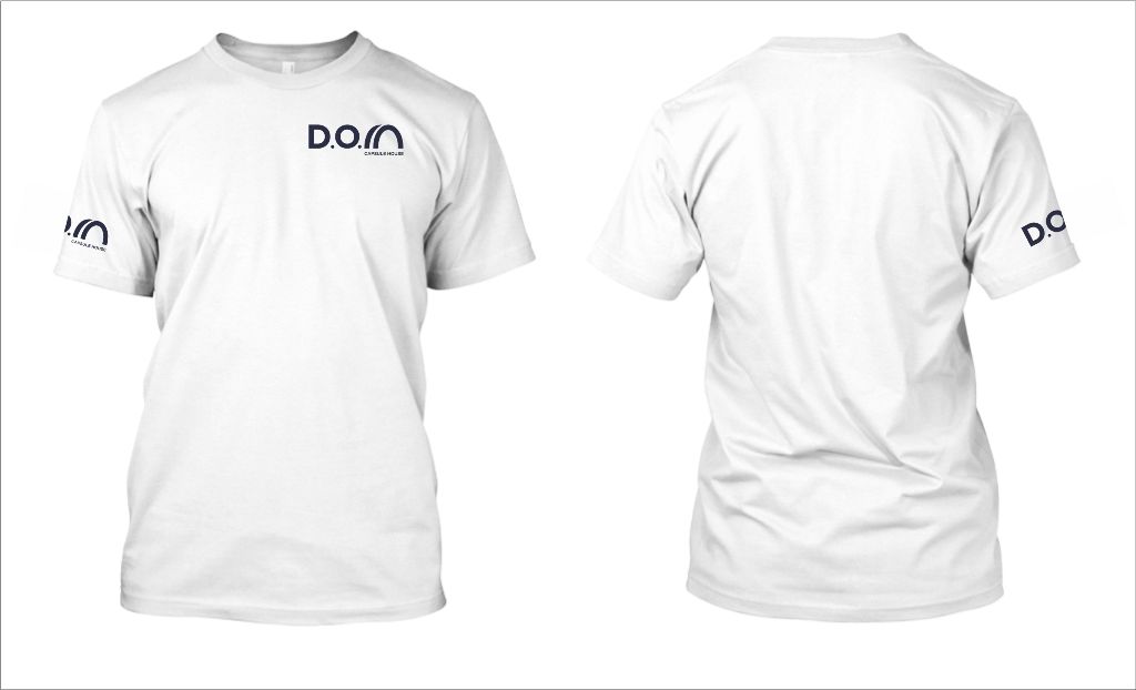 Mẫu thiết kế áo thun đồng phục nhân viên tại D.O.M Coffee Capsule House