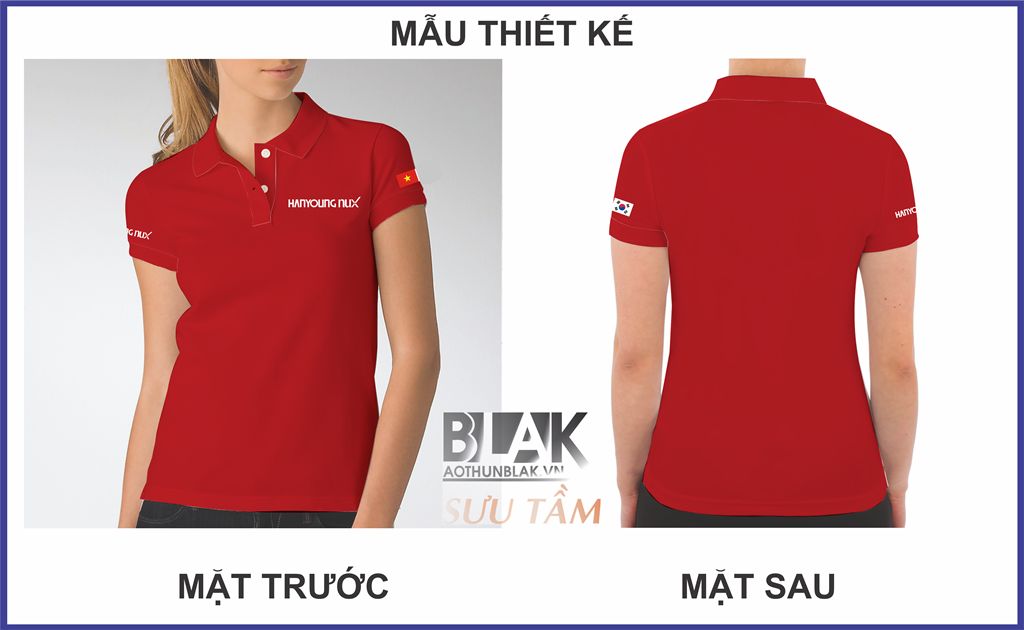 Mẫu thiết kế áo thun đồng phục nhân viên công ty Hanyoung Nux Việt Nam