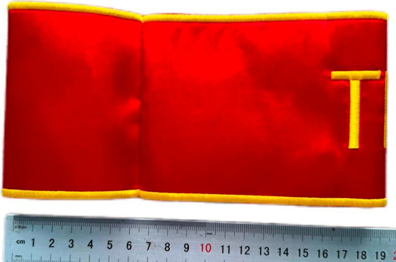 mặt sau băng đeo tay