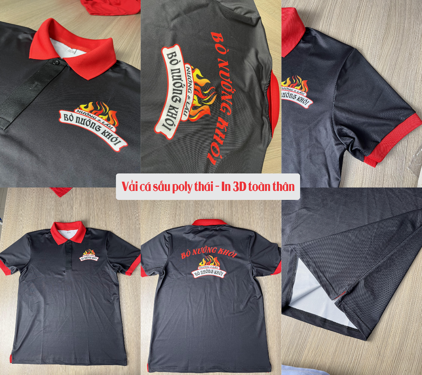 Mẫu áo thun đồng phục 3D