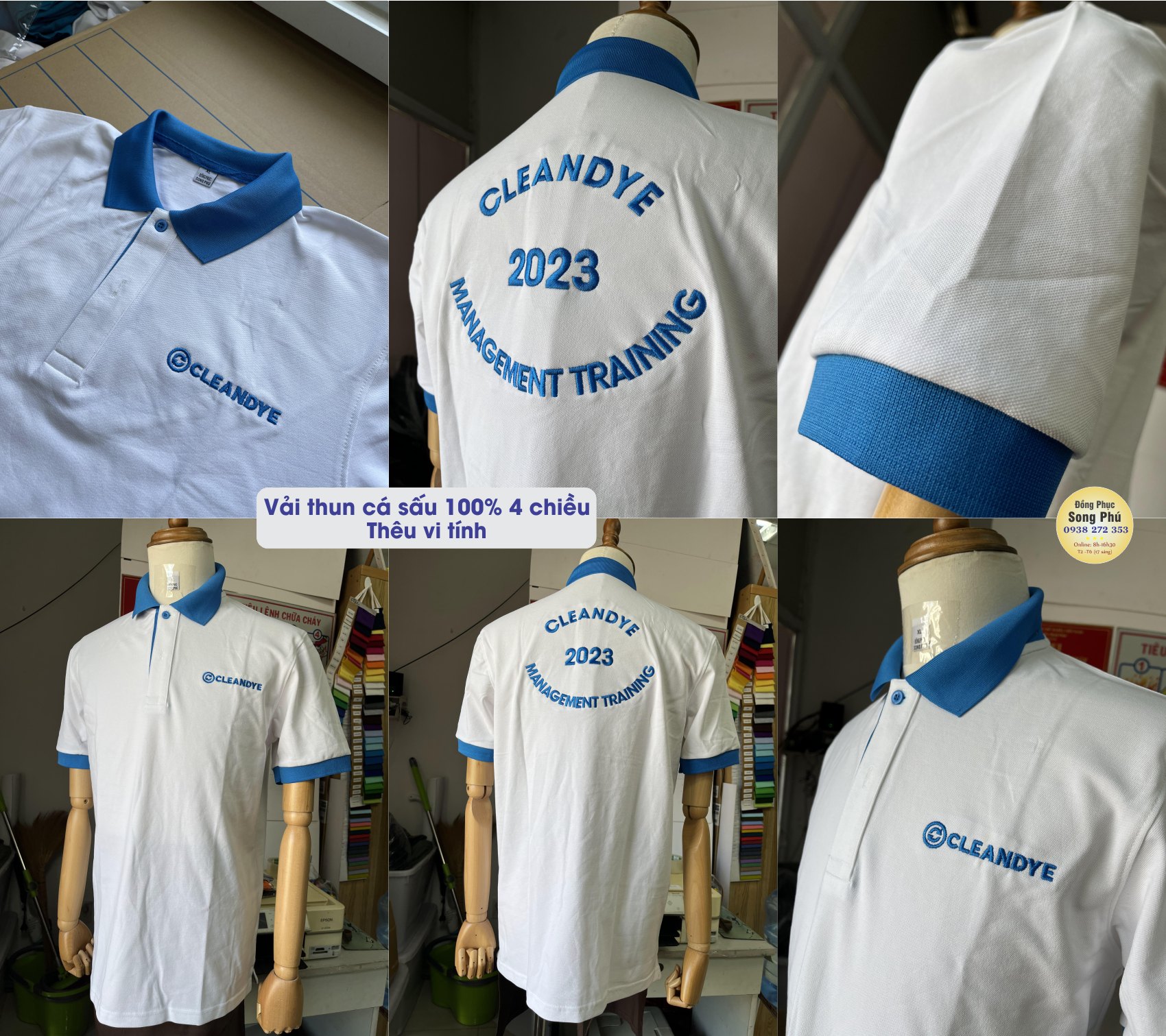 Mẫu áo thun đồng phục clean Dye Huấn luyện