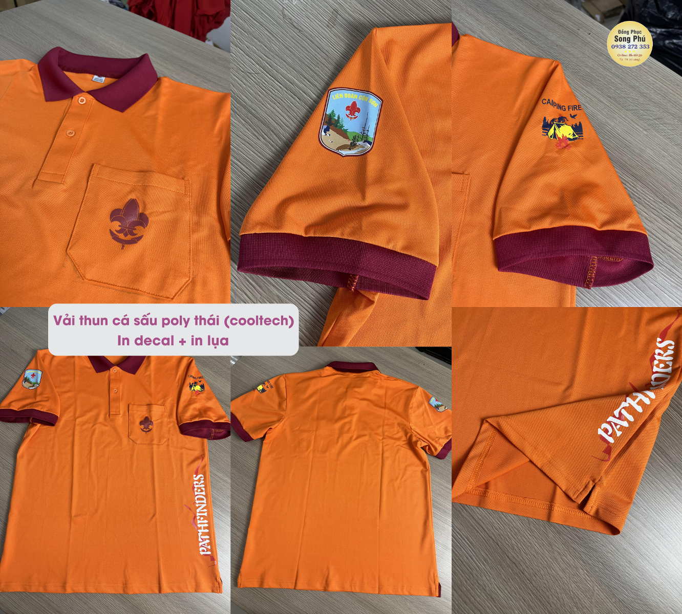 Mẫu áo thun đồng phục In Decal
