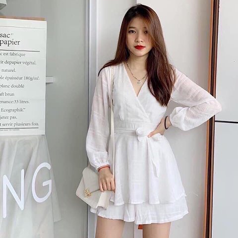 Mẫu váy dầm may bằng vải thun xược mềm mại, co giãn tốt