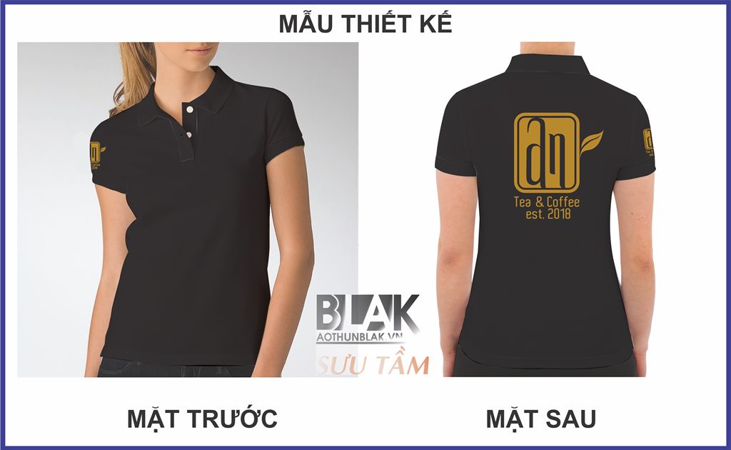 Mẫu thiết kế áo đồng phục nhân viên tại An Tea & Coffee