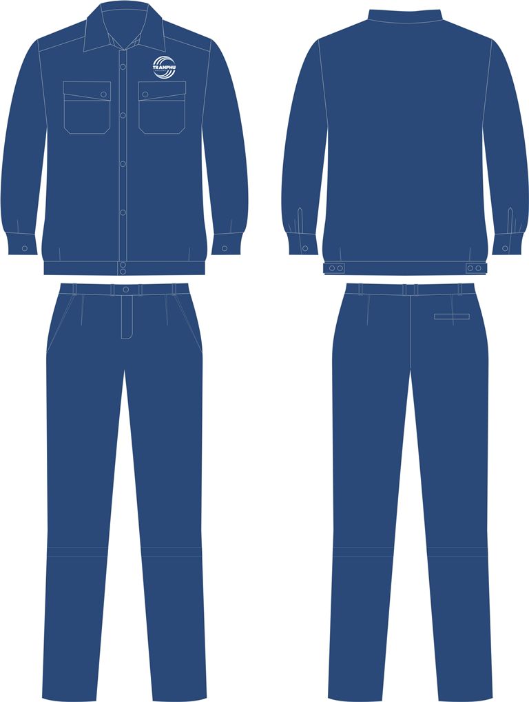 Mẫu đồng phục bảo hộ công ty Cơ Điện Trần Phú - Hình 1