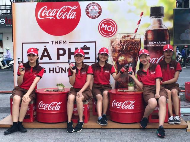 Đồng phục Coca Cola thiết kế đẹp