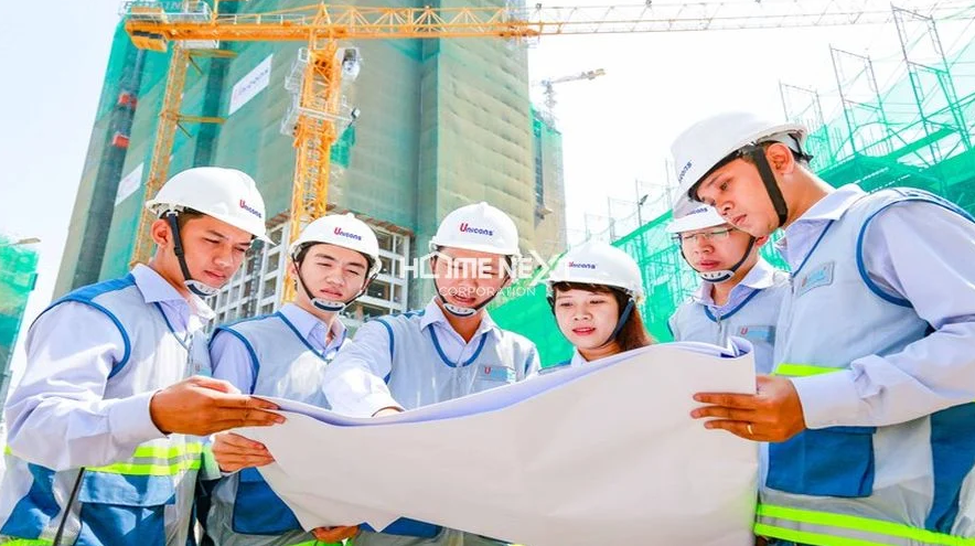 Mẫu đồng phục kỹ sư xây dựng tại Unicons