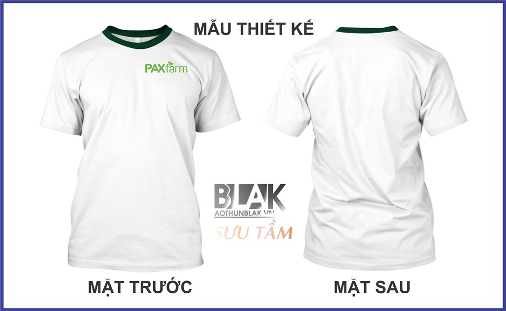 Mẫu thiết kế áo thun đồng phục Pax Farm